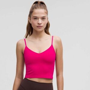 New!!! Lululemon athletica Pink Crop Top. With tags